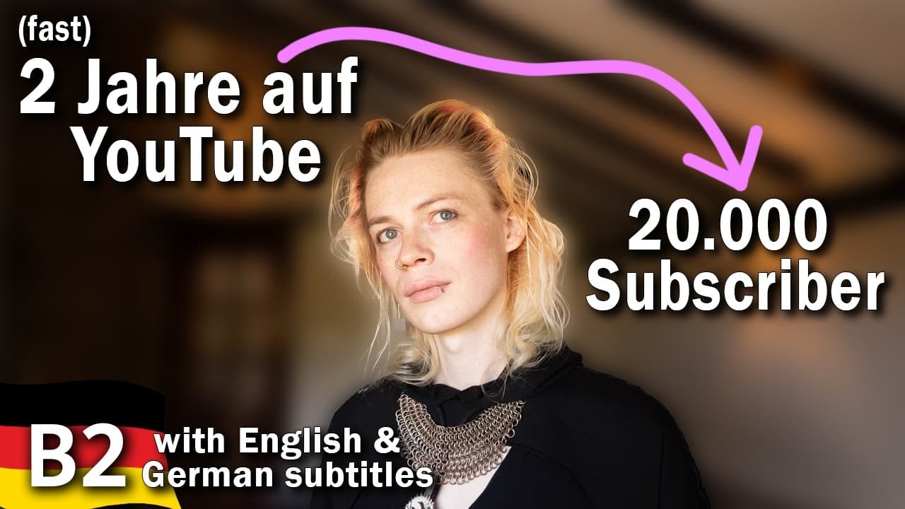 Advanced German Comprehensible Input B1 B2 C1 with English and German subtitles