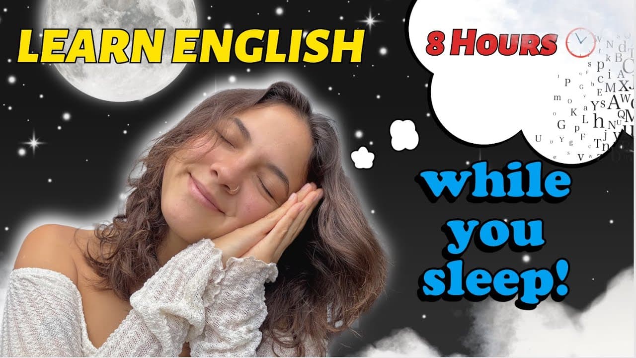 Learn English While Sleeping 💤 (comprehensible input)