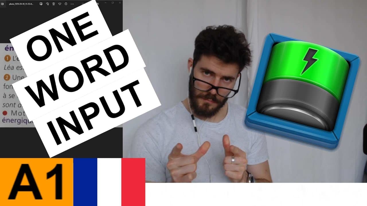 l'énergie 🔥 - ONE WORD INPUT #5
