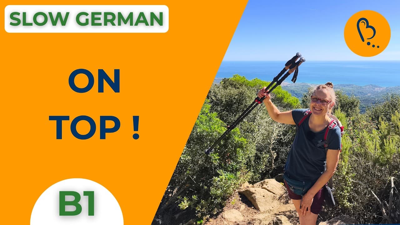 Learn German on a Mountain Trail | Easy Vlogs #31 | German Comprehensible Input (B1)