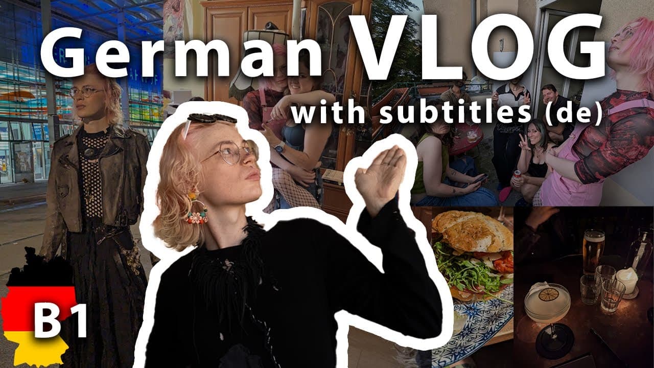 MEINE WOCHE in Berlin / Intermediate German Comprehensible Input B1 B2