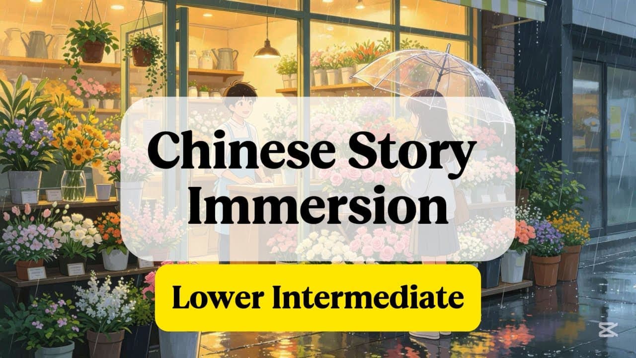Love at the Little Flower Shop/Audio Focus Slow Chinese Story Reading/CC Sub