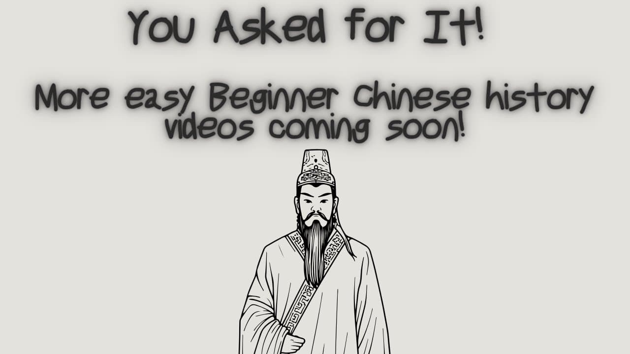 You Asked for It! More easy Beginner Chinese history videos coming soon! | Comprehensible Input