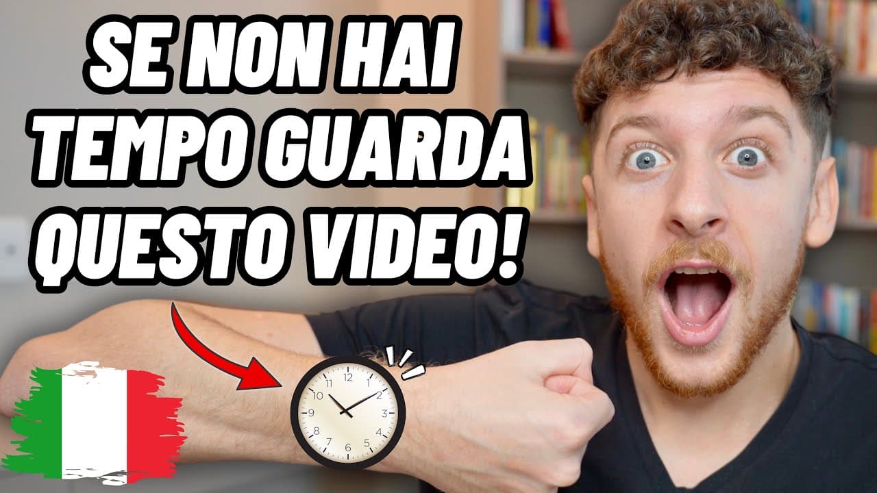 9 Consigli Per Gestire Il Tuo Tempo Nell'Imparare l'Italiano (Sub ITA) | Imparare l’Italiano