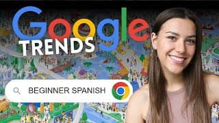 Can you find 25 GOOGLE TRENDS in this picture? - Beginner Spanish