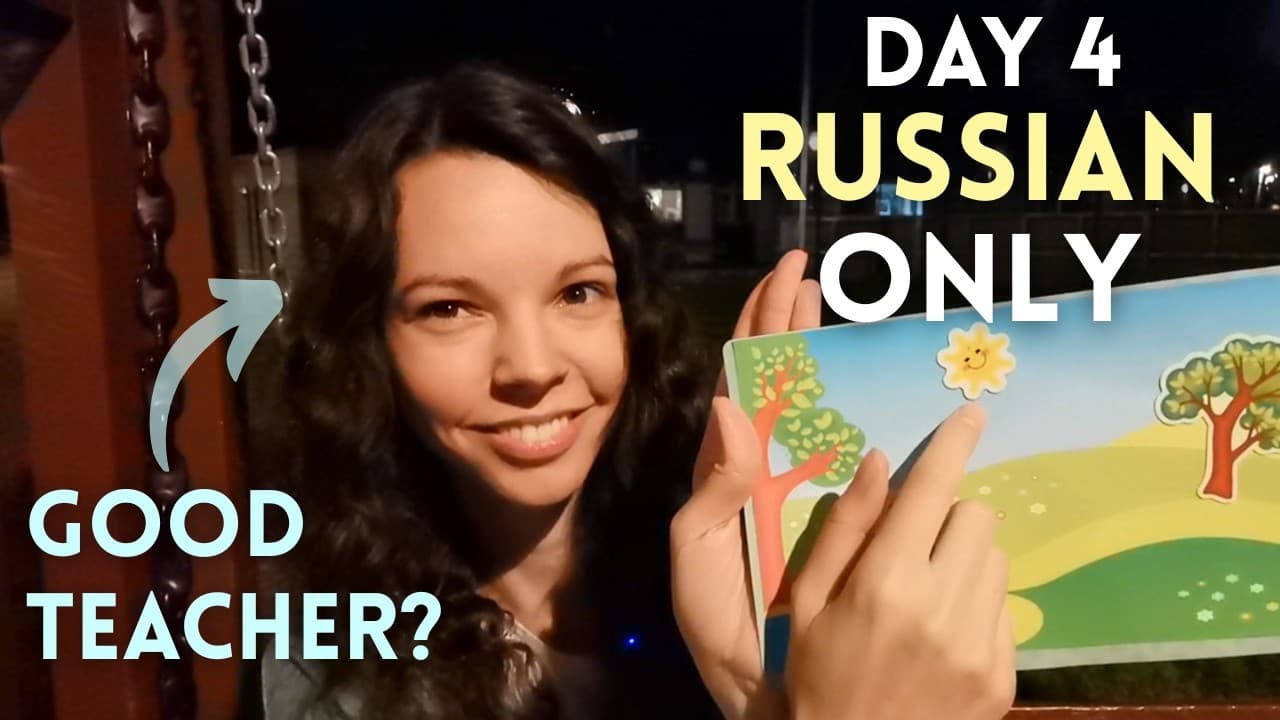 30-Day Comprehensible Russian Challenge | Natural, Uncut Beginner Russian CI | Day 4