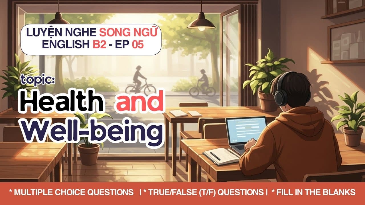 B2 English Listening Practice – Health & Well-Being: Real Conversations about Fitness and Medicine