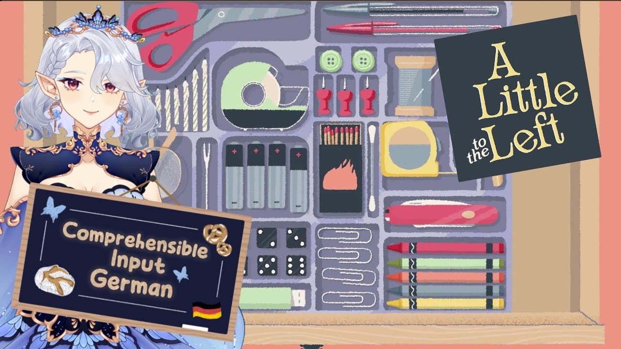 Sorting my boxes and drawers [Comprehensible Input German]