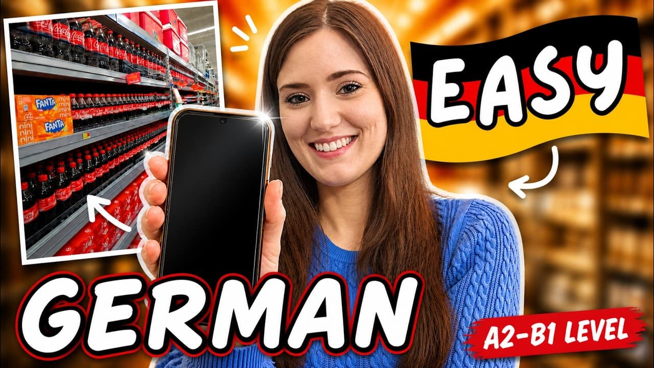Learn German with Random Photos on My Phone! 📱 | Comprehensible German for A2–B1
