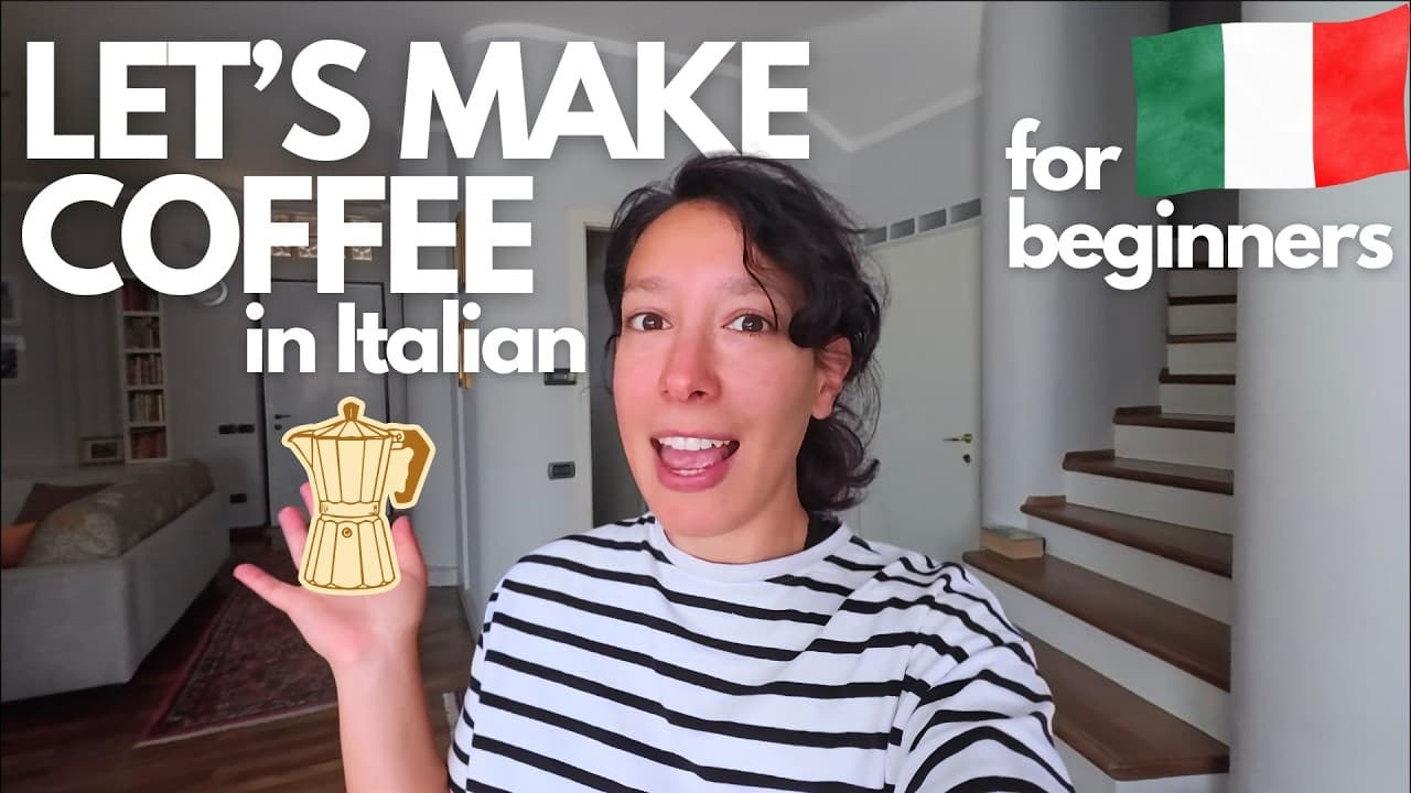 Un caffè italiano a casa ☕ | Italiano facile per principianti