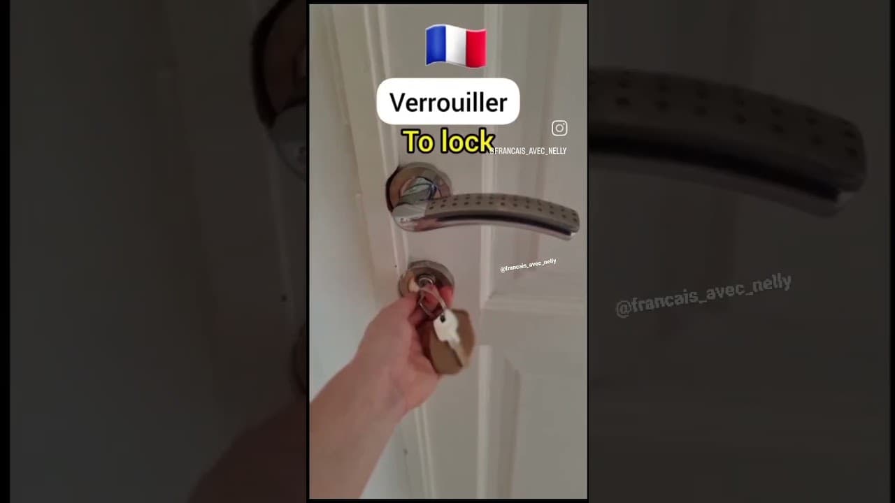 French Vocabulary:  Must-know Verbs For Your Home #learnfrench #speakfrench #coursdefrancais