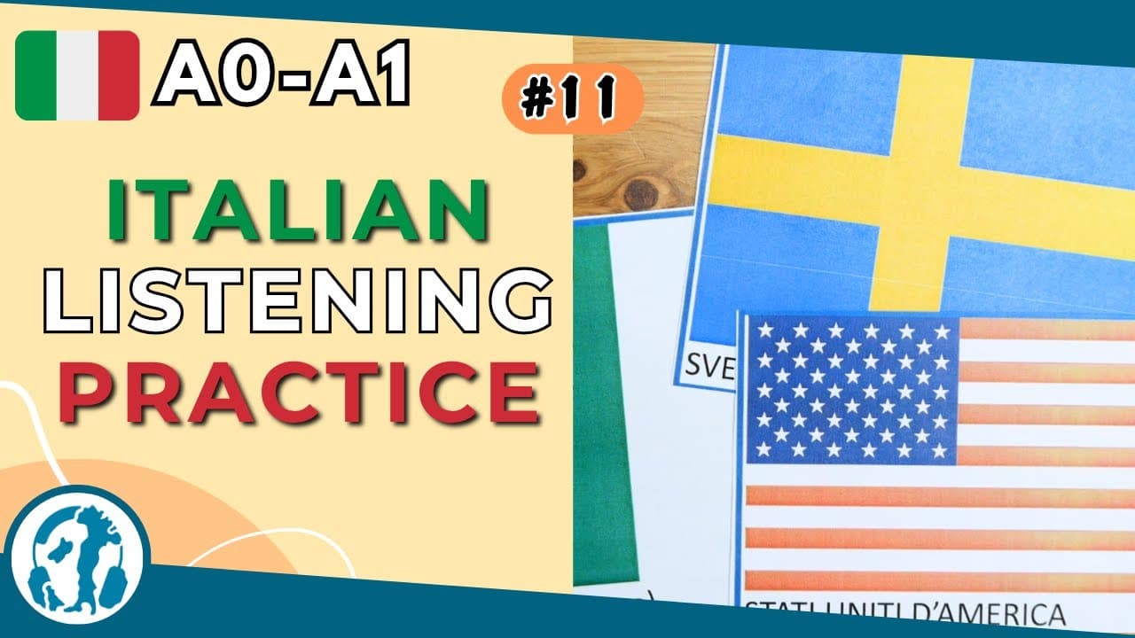 👩🏻‍🏫 #11 | Nationalities (Italian for absolute beginners)