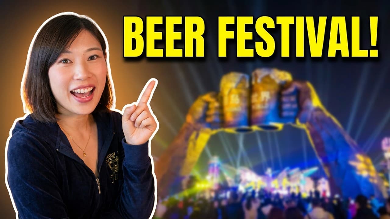 HSK 5 Chinese Listening QingDao Beer Festival in China /Comprehensible Input