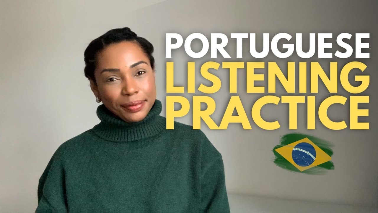 Slow Brazilian Portuguese Listening Practice