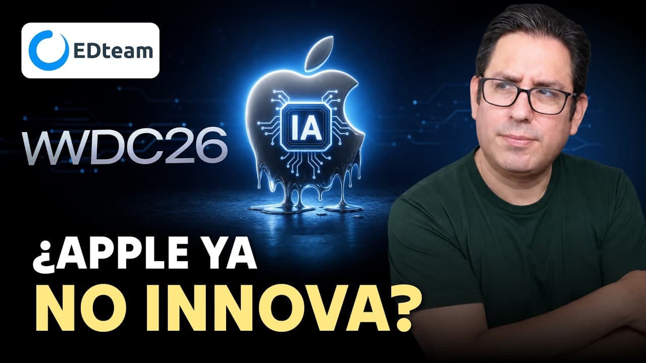 Apple se sigue QUEDANDO atrás en sus mejoras de IA. WWDC Apple 2026