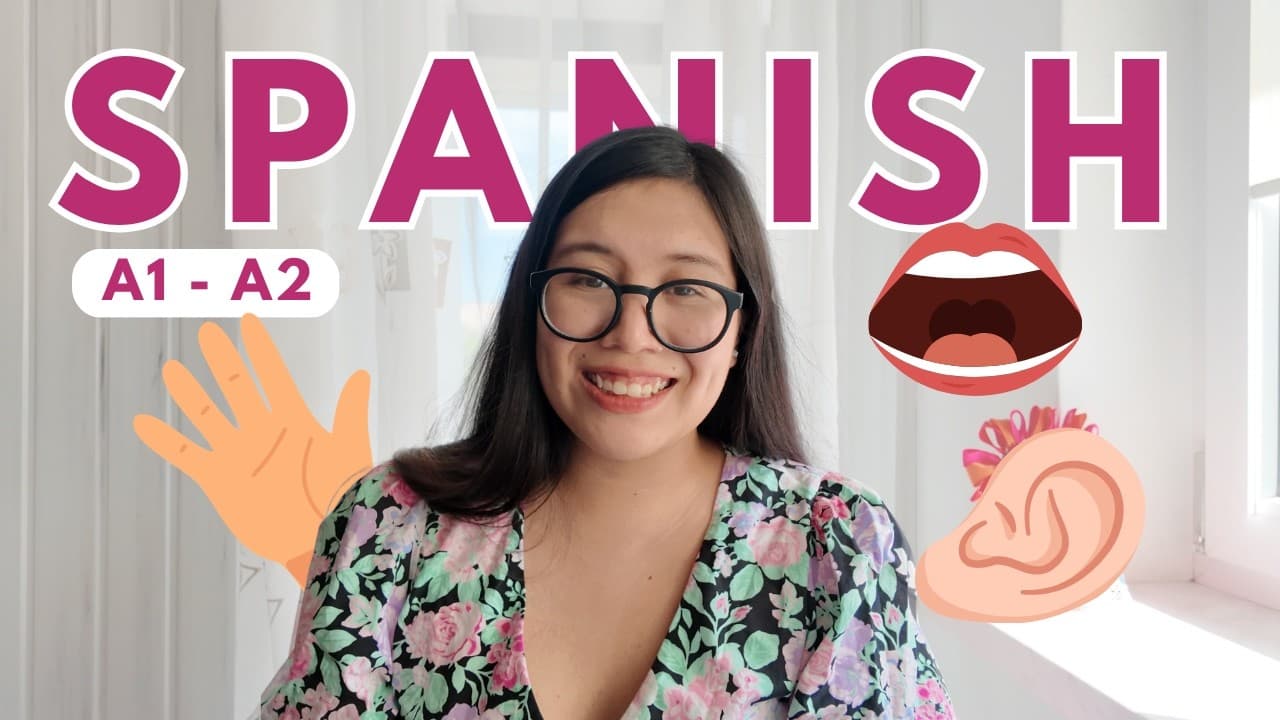 Learn EASY Spanish with Comprehensible Input | Body Parts 👁️👂