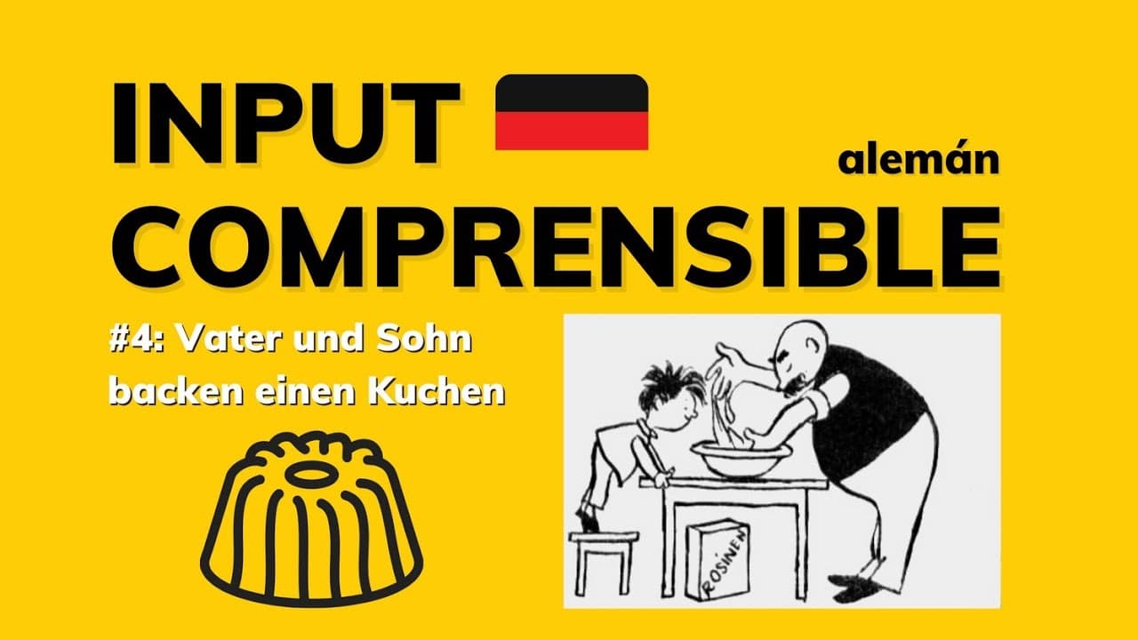 ADQUIRIR el ALEMÁN sin estrés: INPUT COMPRENSIBLE #4 | ¡Comprenderás alemán con una historieta!