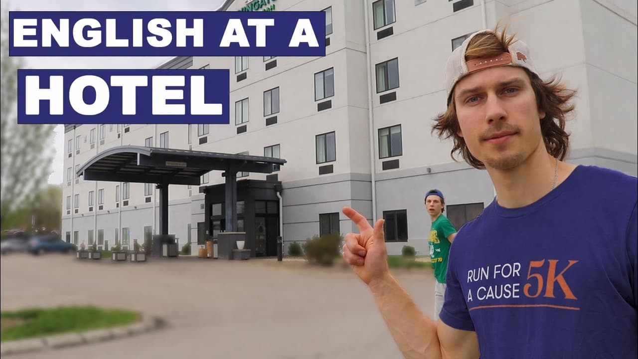 Learn ENGLISH Naturally at a HOTEL! (Comprehensible Input)