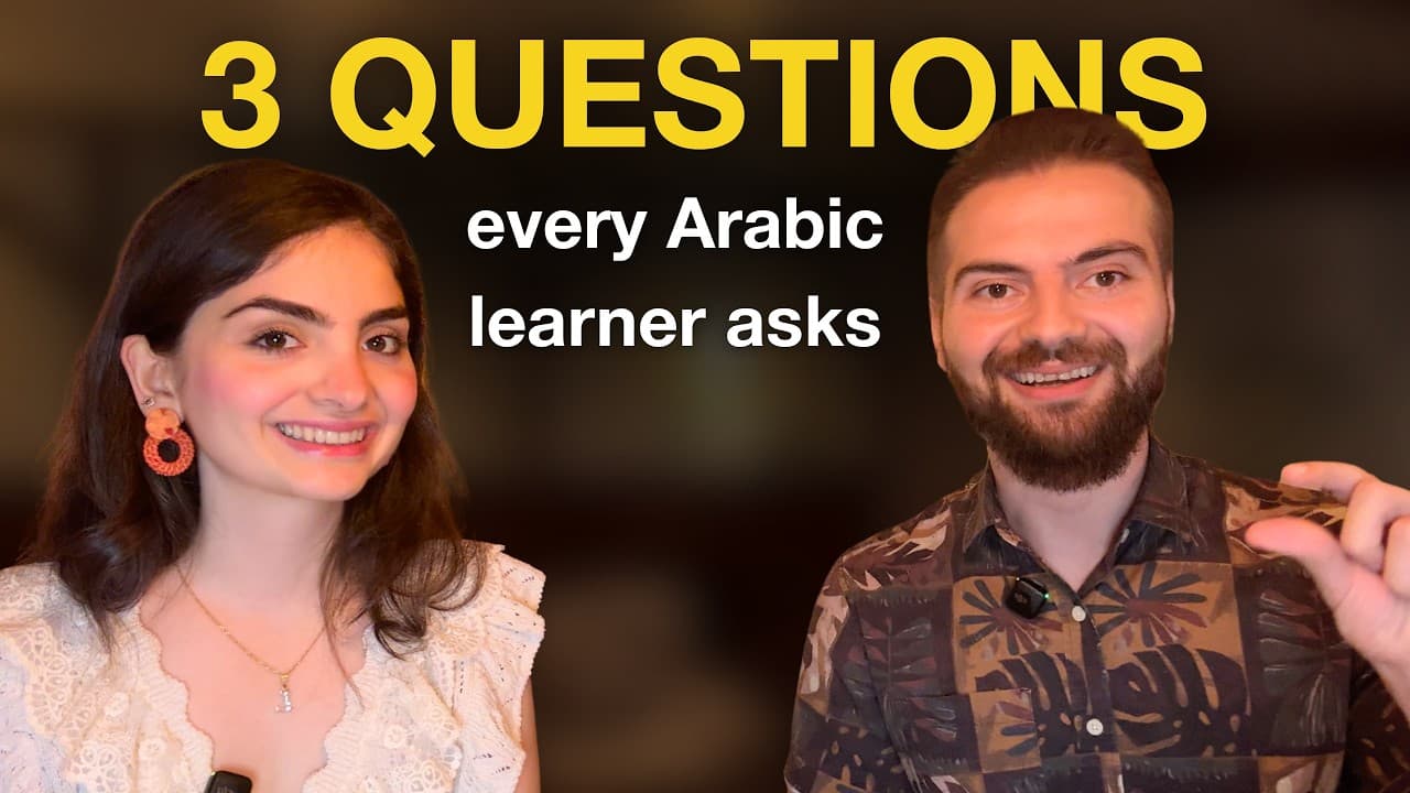 The 3 Biggest Questions Arabic Learners Ask
