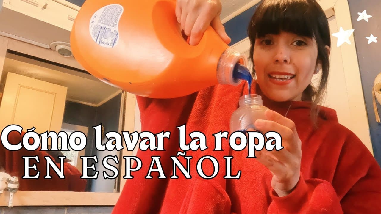 Daily Routine in Spanish: How to Do the Laundry 🧺 (Comprehensible Input) #beginnerspanish