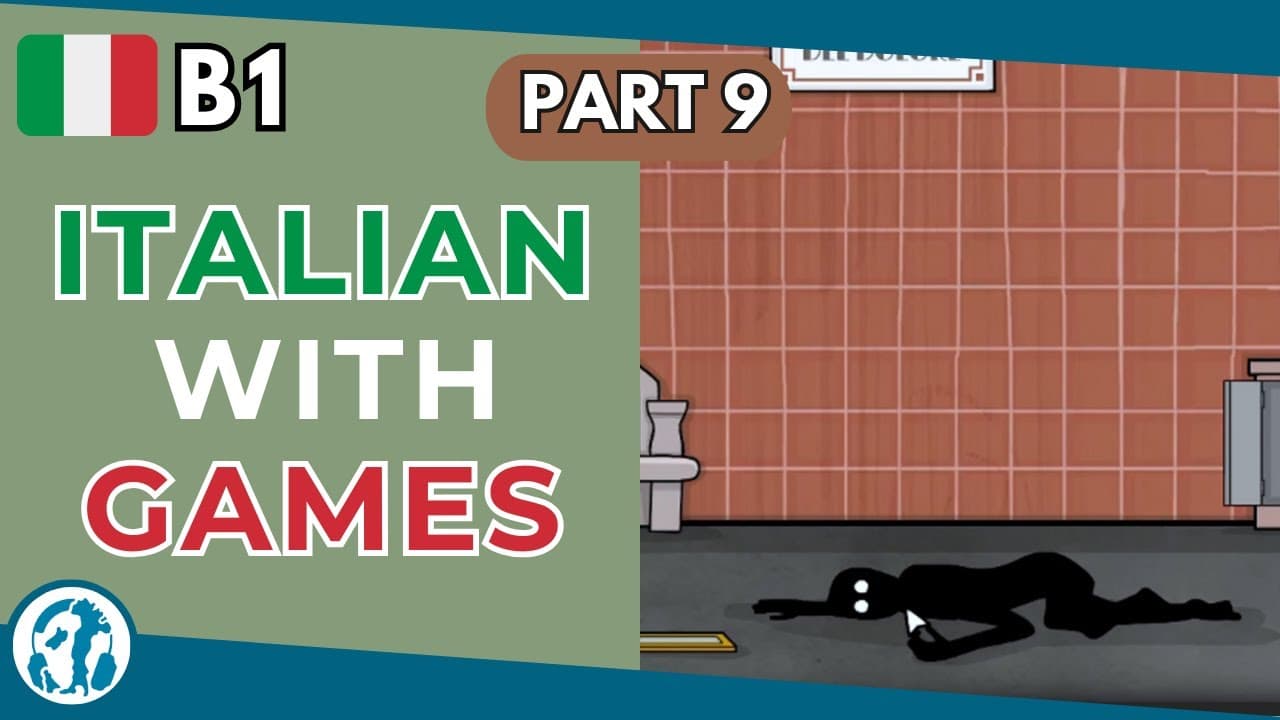 🎮 Ep. 9 | Learn Italian with games (B1) | Underground blossom