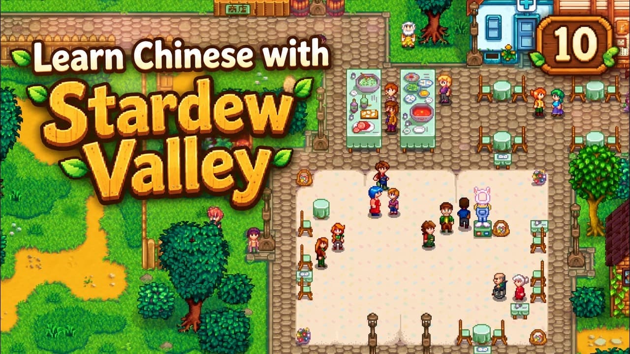 Finding Robin’s Lost Axe & Easter Egg Hunt 🪓🥚 | Stardew Valley Beginner Mandarin