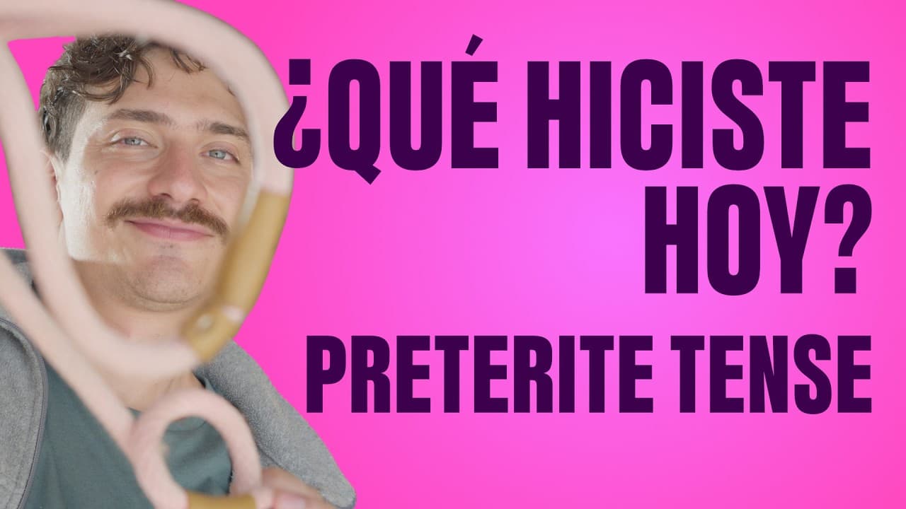 What did you do today? | Spanish Past Tense in Real-Life Stories