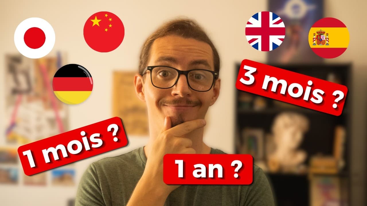 Combien de temps pour VRAIMENT apprendre une langue ?