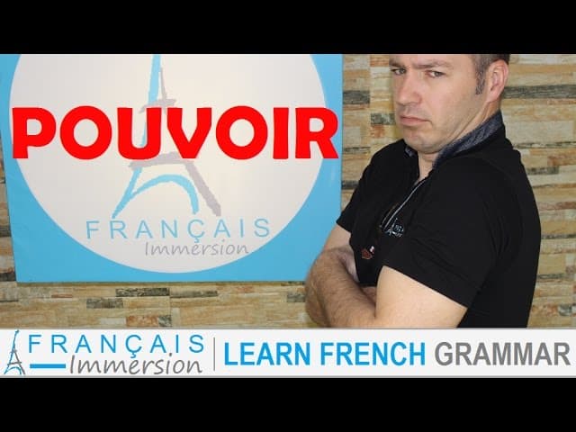 POUVOIR Conjugation & Meaning (to be able to) present tense + FUN! (Learn French Verbs)