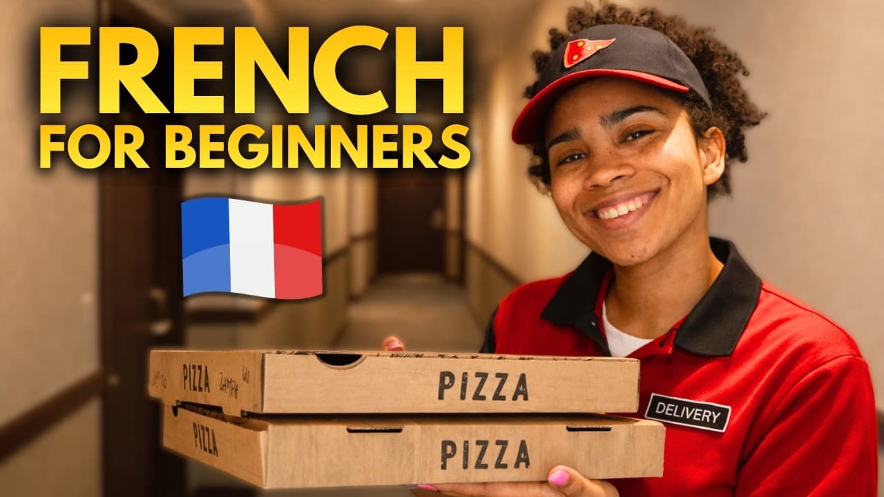 Ordering a Pizza in French (Beginner French Story)