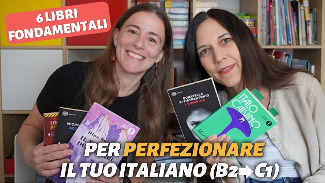 6 LIBRI PER PERFEZIONARE IL TUO ITALIANO (B2 - C1) | 6 BOOKS TO IMPROVE YOUR ITALIAN (B2-C1)