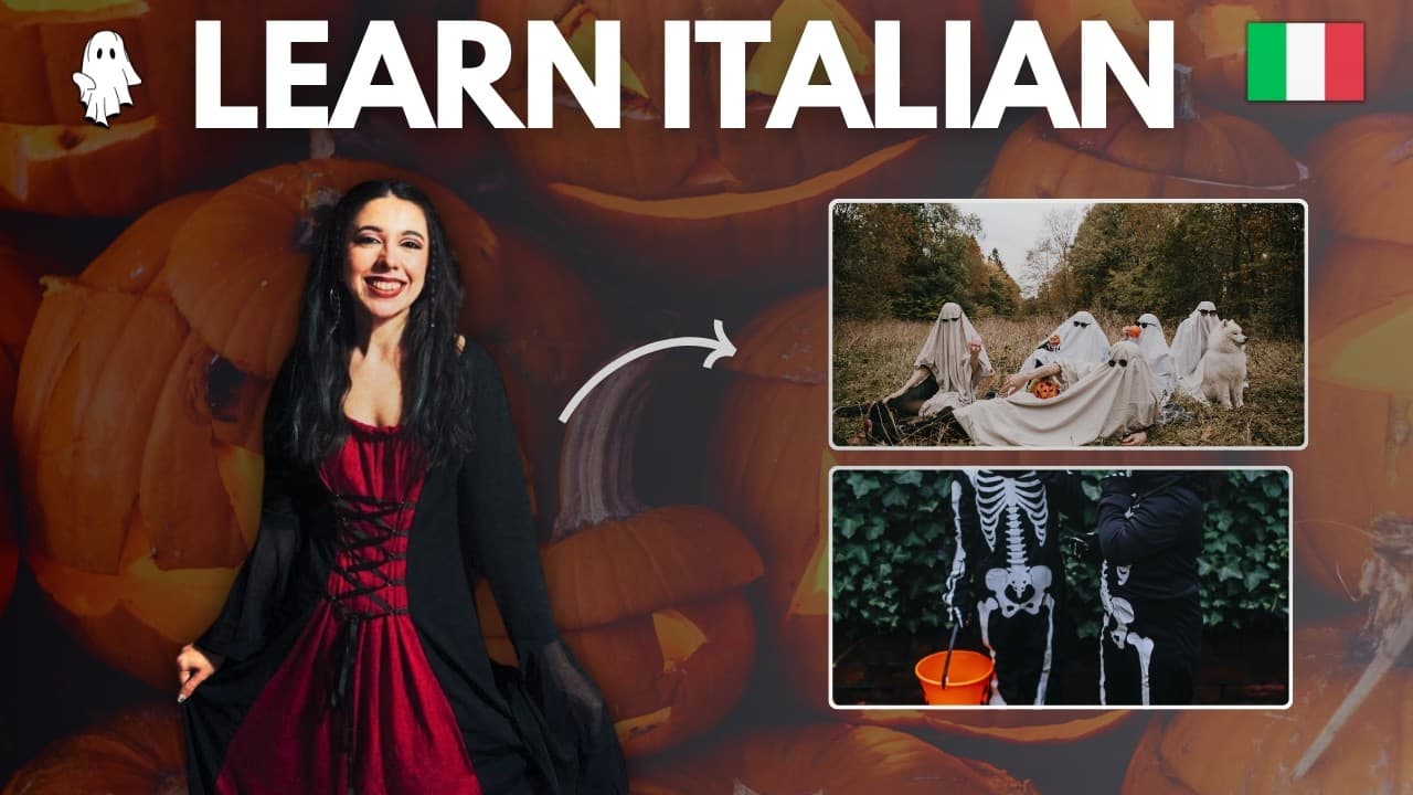 Beginner/Intermediate Italian Vocabulary: Halloween
