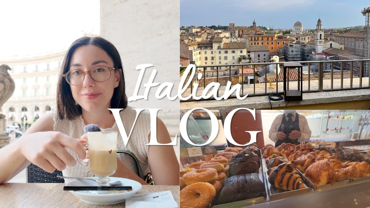 Italian vlog: vita quotidiana a Roma, al mercato, una ricetta super veloce! (Subtitles)
