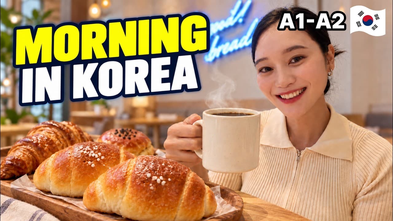 What Koreans Eat for Breakfast 🇰🇷 | Slow Korean for Beginners