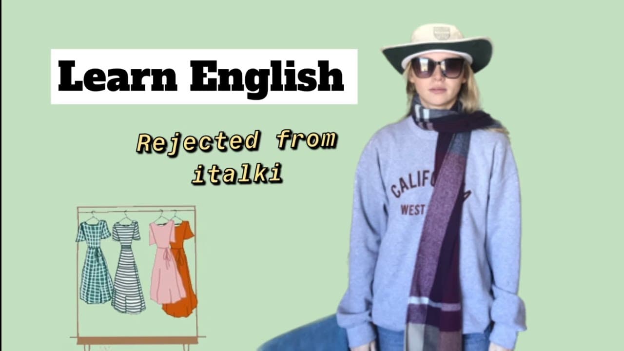 Learn English organising my wardrobe | Comprehensible input with Native |