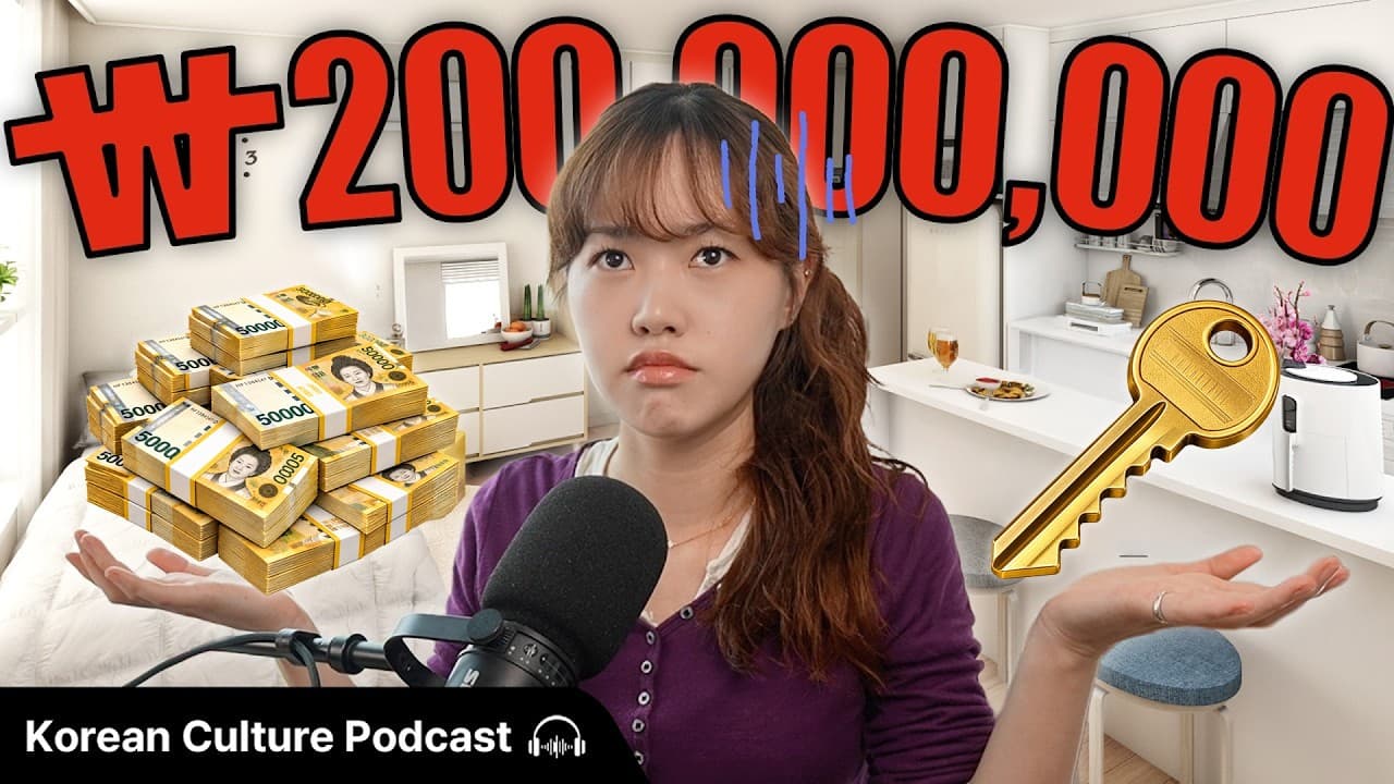 집을 빌리는 데 2억?! 한국의 전세 시스템 💸 (Why Such Huge Deposits in Korea?)