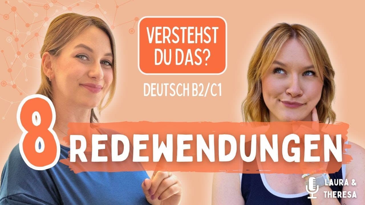 8 deutsche Redewendungen im echten Gespräch – Hörverstehen & Alltagssprache B2 (Echtes Deutsch 40)