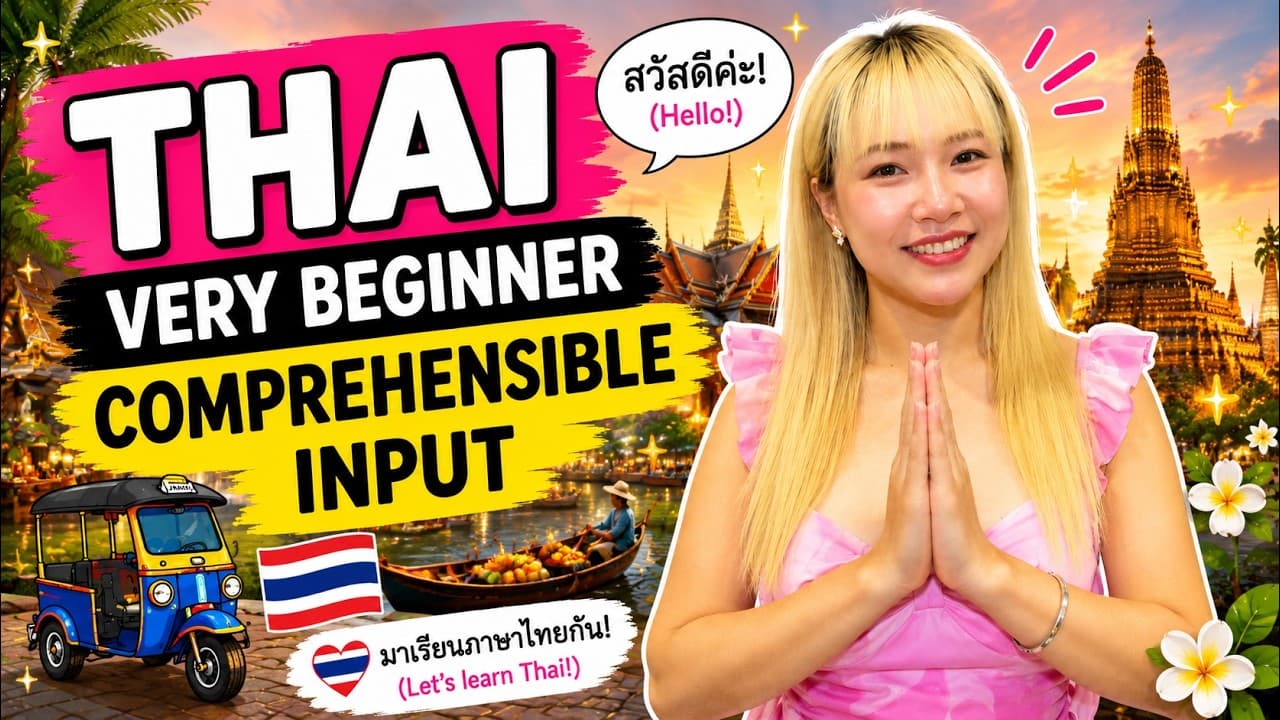 Thai Comprehensible Input For Very Beginners: Introducing Yourself