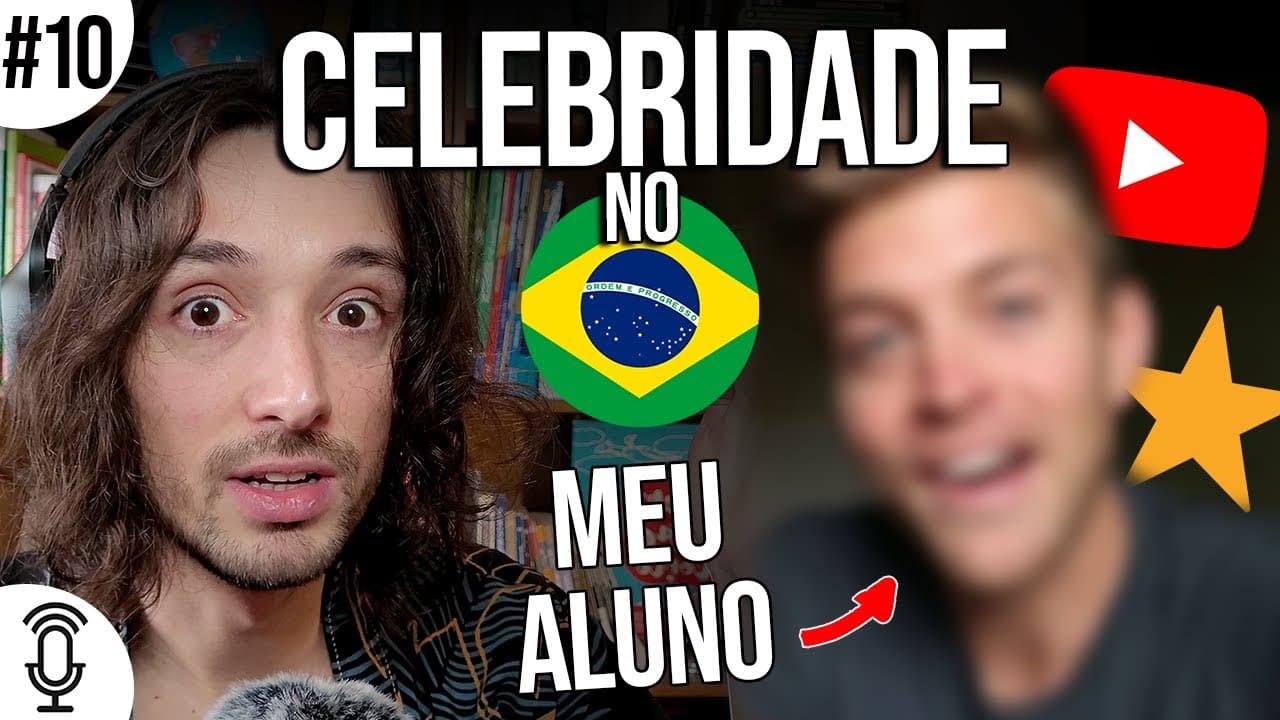 I taught a celebrity - Ep. 10 - Portuguese Podcast