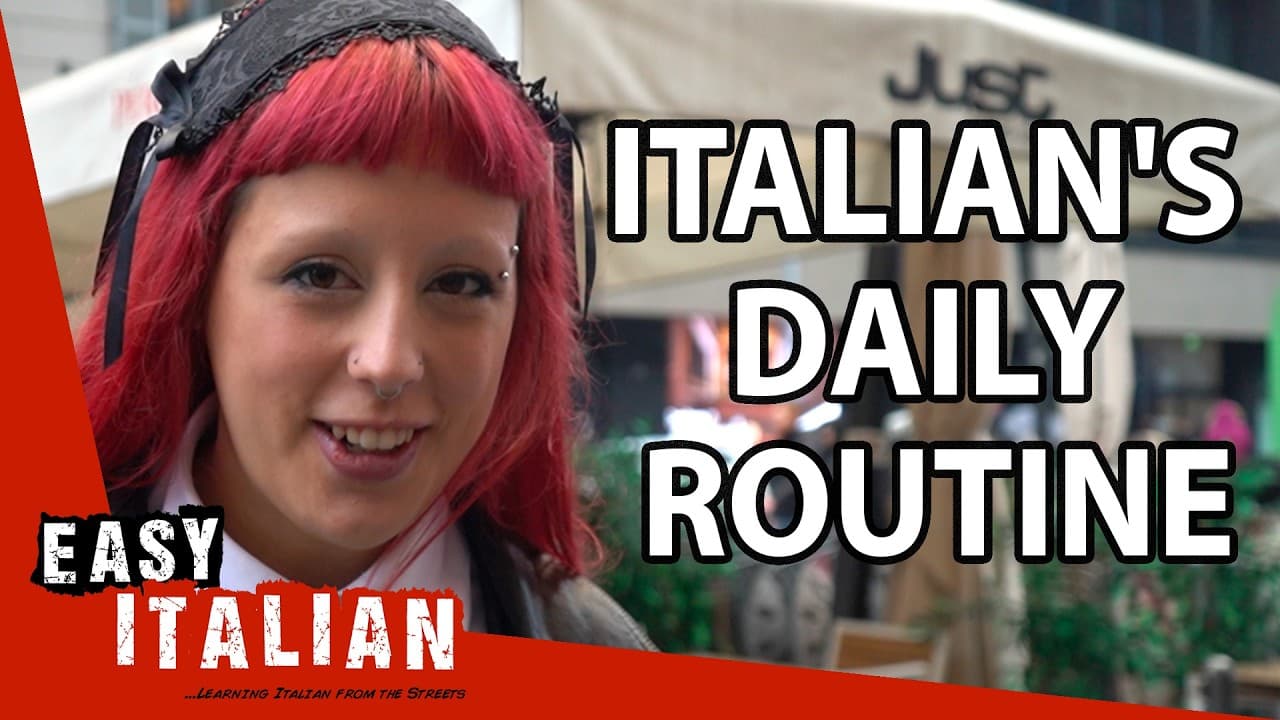 How to Talk About Daily Routine in Italian | Super Easy Italian 57