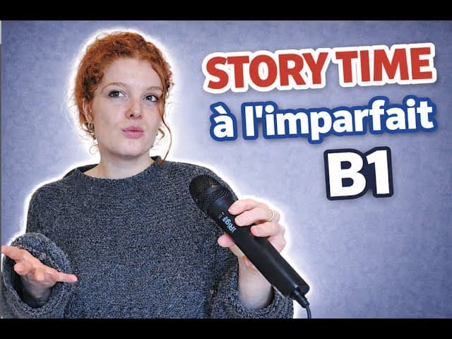 🇫🇷 French listening practice | Natural French – Imparfait (B1)