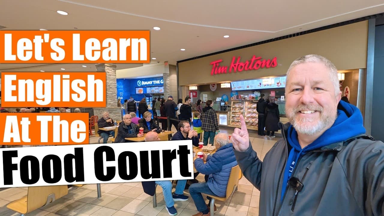 Let's Learn English at the Food Court! 🥐🍪🍩