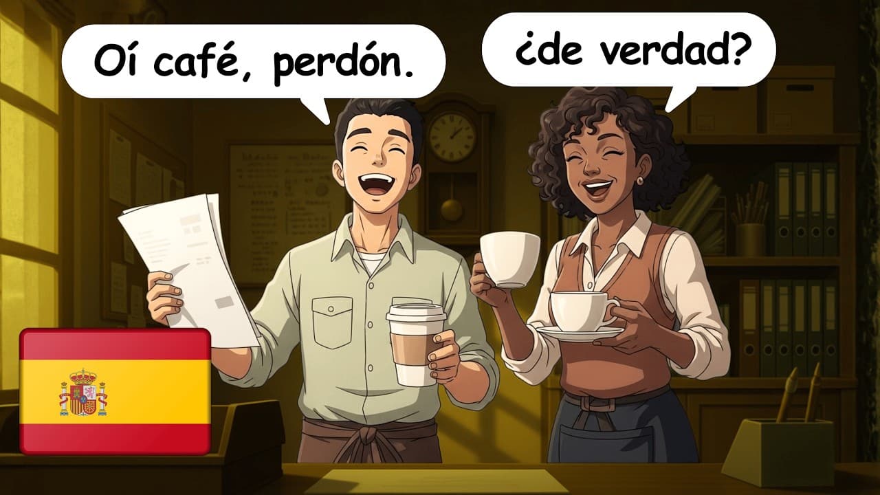 10 Spanish Conversations for Beginners (A1-A2) | Work and Daily Life
