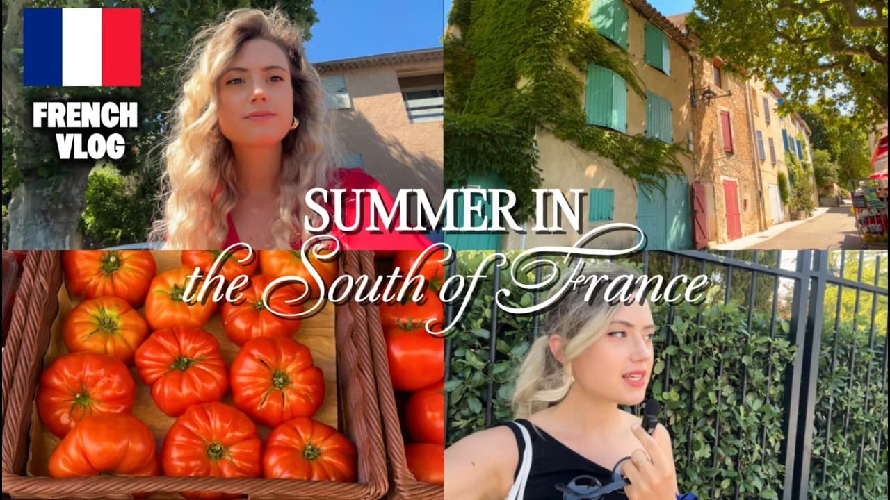 Summer in Provence 🇫🇷 | French Vlog with Subtitles – Aix, Beaches & Cezanne