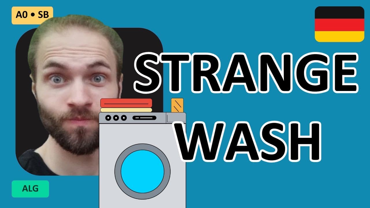 Laundry Day Took a WEIRD Turn.… 👕😭 | German Superbeginner CI Story