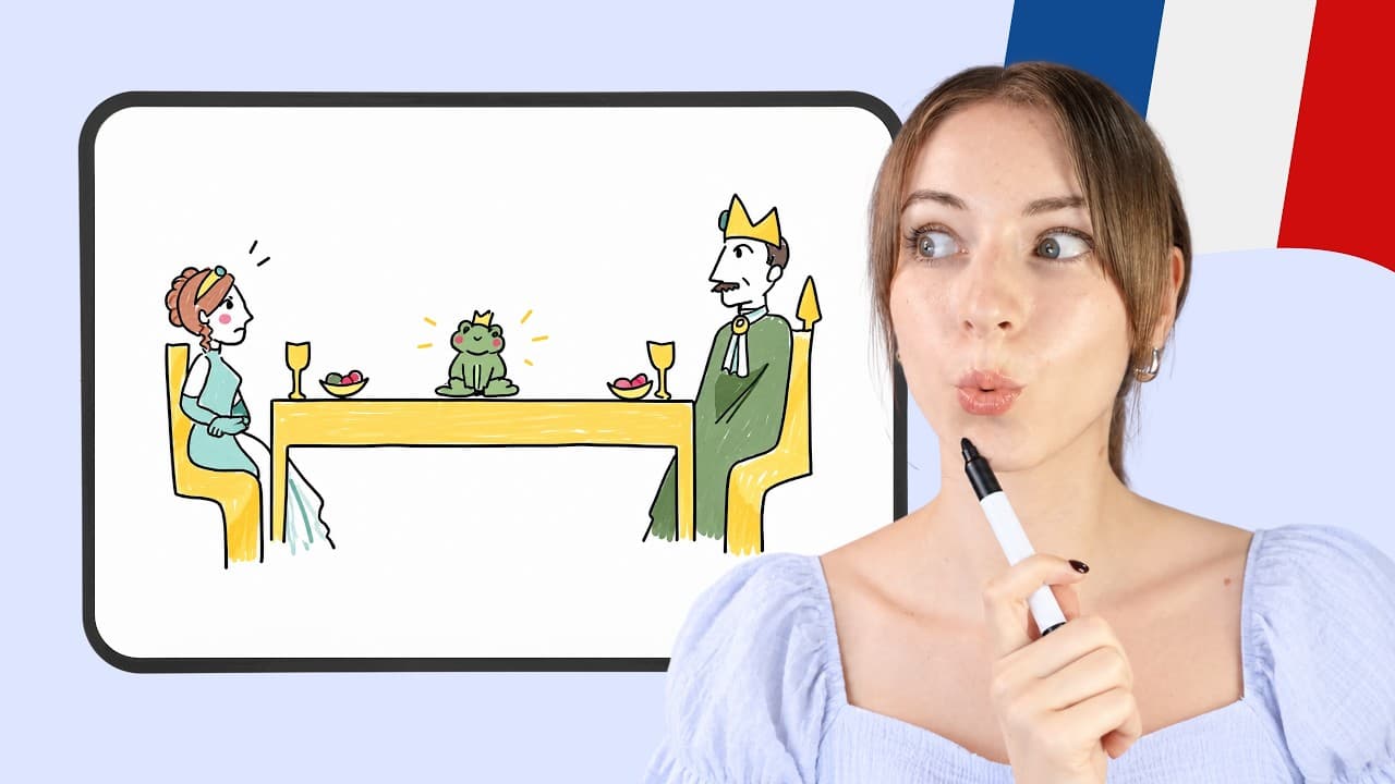 The Frog Prince: Classic Story in EASY FRENCH