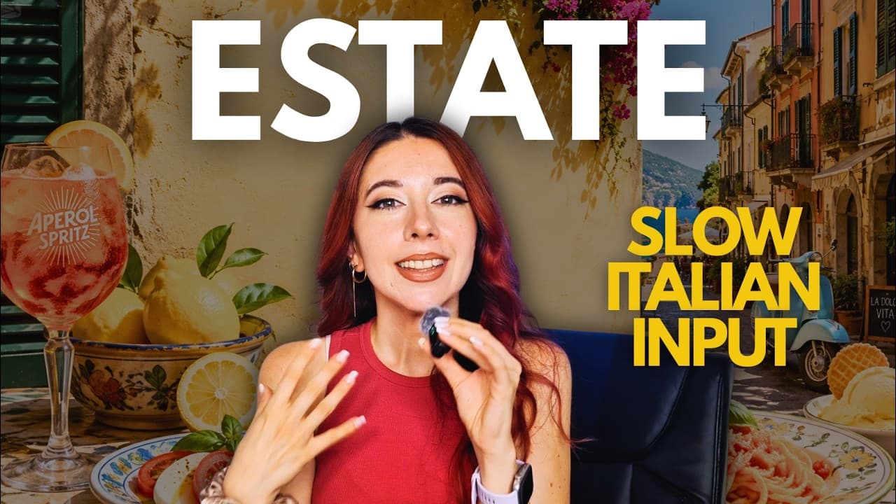Vocabolario per le tue vacanze italiane estive