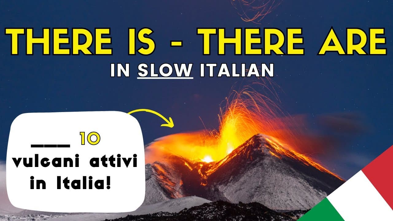 There is  There are  | Super beginner Italian