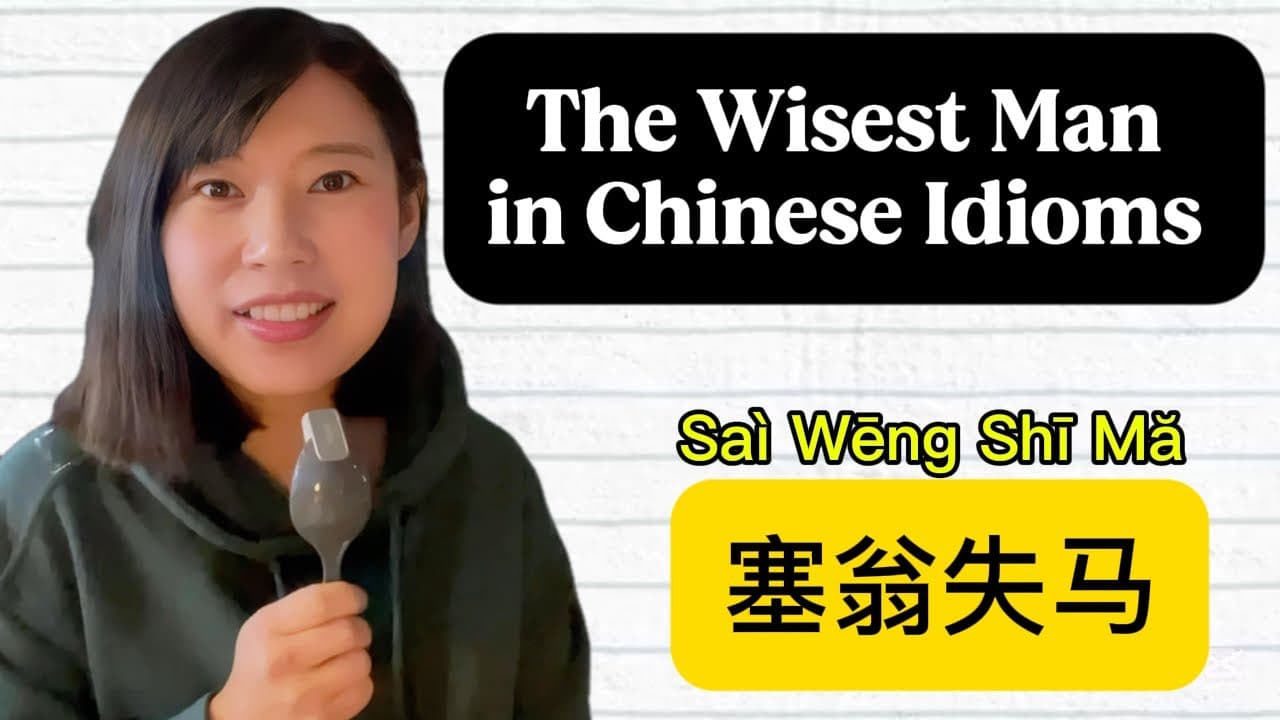 The Wisest Man in Chinese idioms. Slow Comprehensible Chinese 