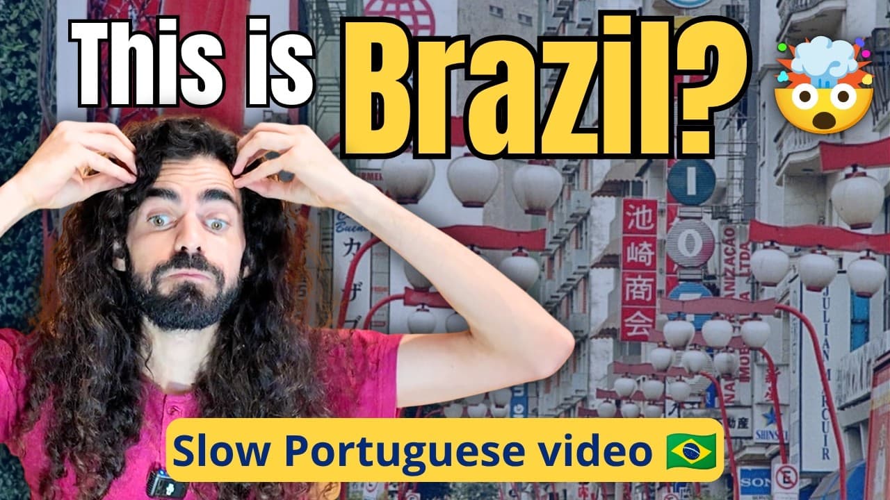 5 Mind-Blowing facts about Brazil in Slow Portuguese | A2-B2 (ENG SUBS)